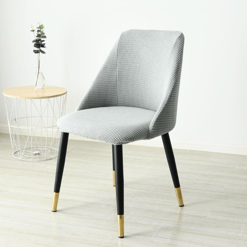 Low-inclined Armrest and Arc Back Chair Cover Washable Removable Seat Cover Polar Fleece Hotel Home Banquet Spandex Stretch Spandex Removable Washable Anti-dust Seat Slipcover Protector For Hotel Office Ceremony Banquet Wedding Party Stevvex