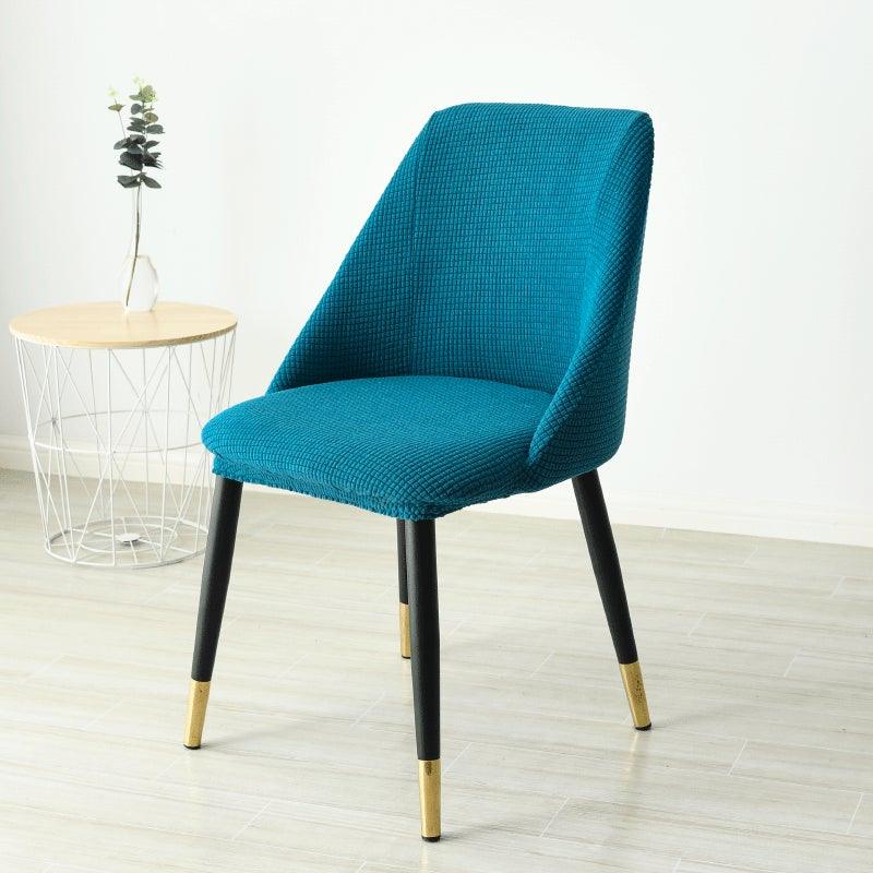 Low-inclined Armrest and Arc Back Chair Cover Washable Removable Seat Cover Polar Fleece Hotel Home Banquet Spandex Stretch Spandex Removable Washable Anti-dust Seat Slipcover Protector For Hotel Office Ceremony Banquet Wedding Party Stevvex