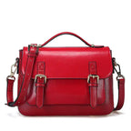 Women's Cowhide Leather Messenger Pouch