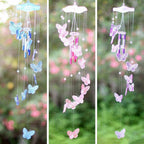 Lucky Butterfly Hanging Wind Chime Bell Garden Decoration Ornament Gift Home Decoration Fashion  High-end Gift Butterfly Gift Grandmother Gift Mother Gift Birthday Gift Festival Gift Witness Friendship Outdoor Wind Chime Garden Decor Stevvex