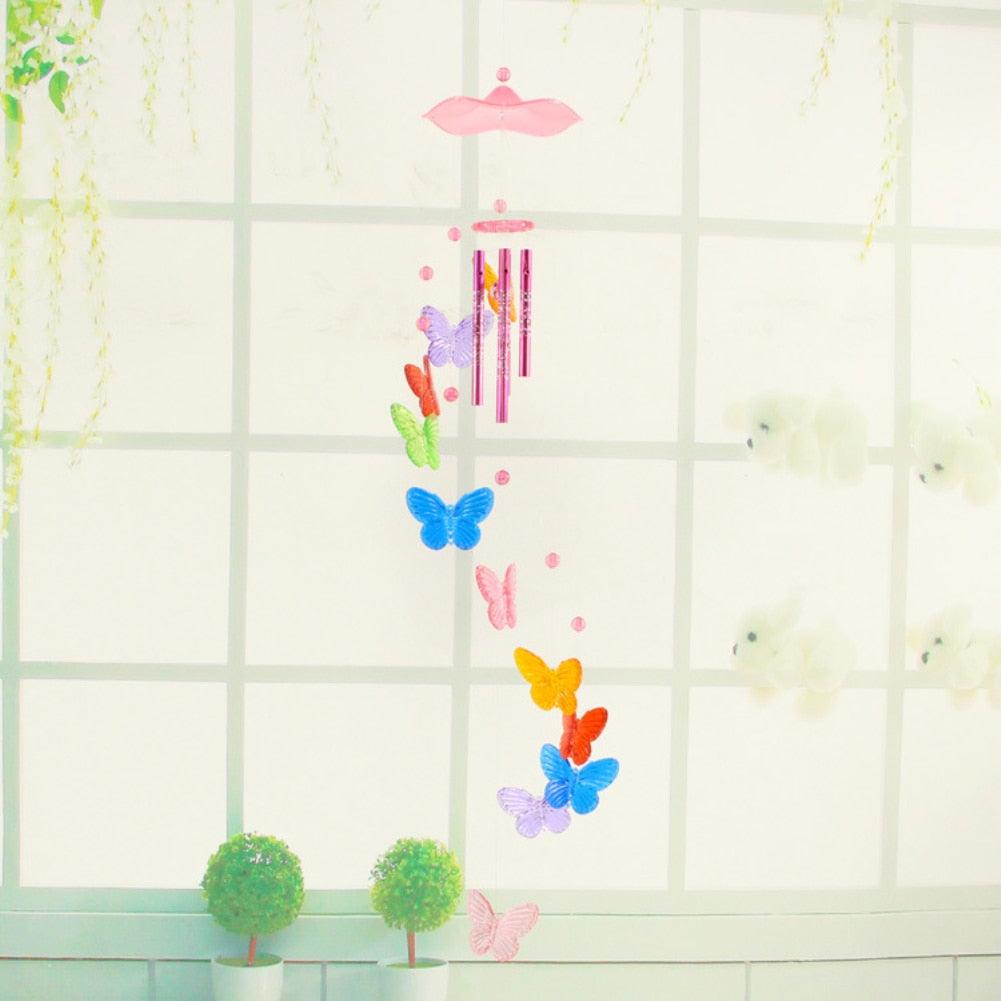 Lucky Butterfly Hanging Wind Chime Bell Garden Decoration Ornament Gift Home Decoration Fashion  High-end Gift Butterfly Gift Grandmother Gift Mother Gift Birthday Gift Festival Gift Witness Friendship Outdoor Wind Chime Garden Decor Stevvex