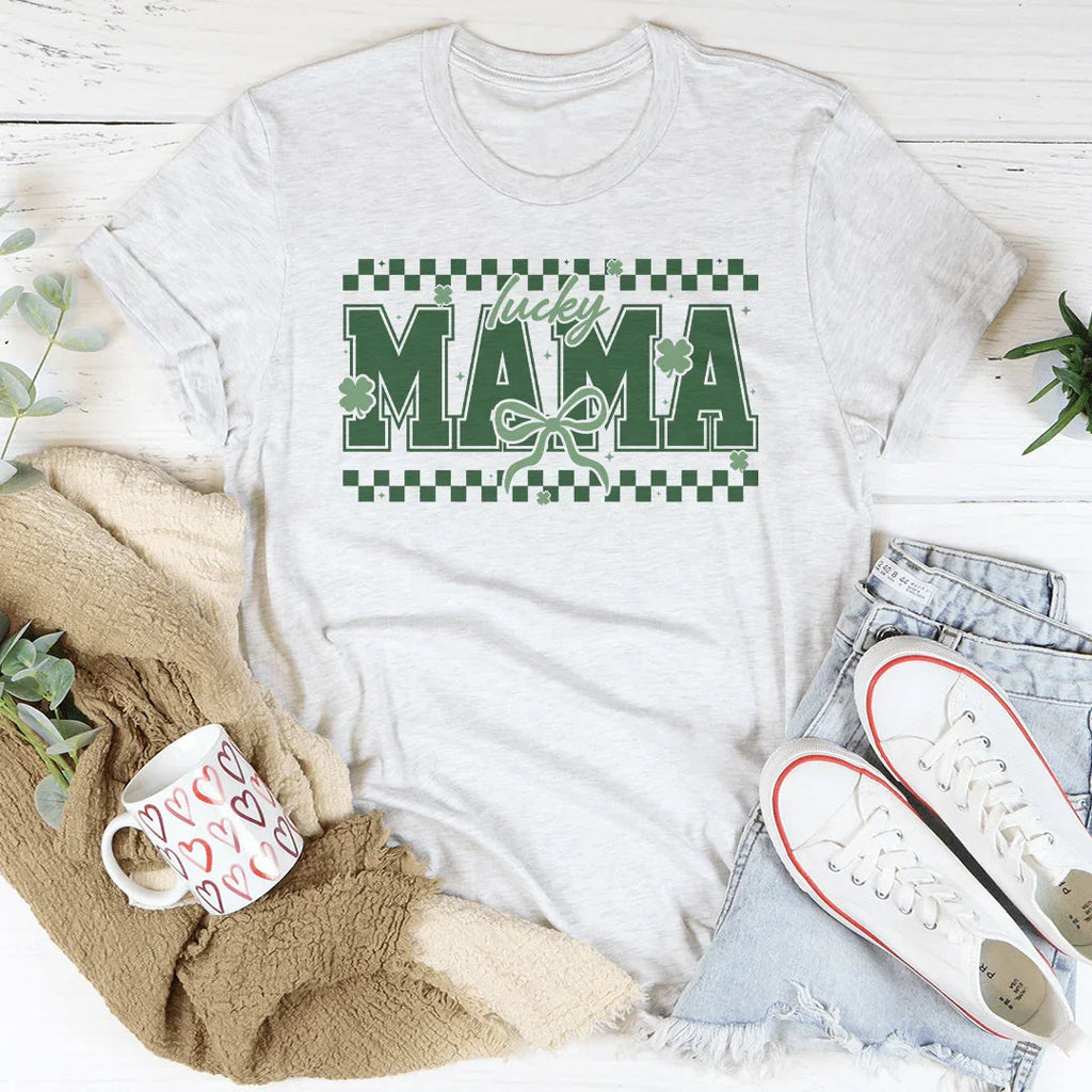 Lucky Mama Tee Peachy Sunday