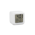 Luminous Alarm Clock Multifunctional White Screen Color Changing Bedroom Night Light Touch Control Bedside Lamp Dimmable Multi-Color Changing Gift Ideas Colorful Decompression Digital Accessories
