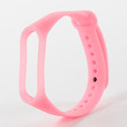 Luminous Glowing Silicone Wrist Strap For Smart Watch Bands Replacement Bracelet Soft Silicone Watch Strap Glow-in-Night Safety And Children Anti-Scratch Protective Watch Bands