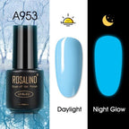 Luminous Nail Gel Polish Neon Hybrid Varnish Manicure Permanent UV Reflective Nail Polish Gel For Women and Ladies in Modern New Fashion Design