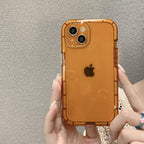 Luminous Shockproof Bumper Phone Case For iPhone 11 14 Pro Max 12 11 13 Pro Max X XR XS Max Transparent Back Cover  Full Bumper Case Strong Classic Phone Case Stevvex