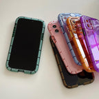 Luminous Shockproof Bumper Phone Case For iPhone 11 14 Pro Max 12 11 13 Pro Max X XR XS Max Transparent Back Cover  Full Bumper Case Strong Classic Phone Case Stevvex