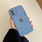 Luminous Shockproof Bumper Phone Case For iPhone 11 14 Pro Max 12 11 13 Pro Max X XR XS Max Transparent Back Cover  Full Bumper Case Strong Classic Phone Case Stevvex