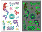 Luminous Tattoo Stickers Temporary Animal Tattoos Glow Paste on Face Arm Leg Fluorescent Waterproof Fake Tattoo For Kids Girls Stevvex