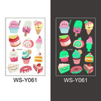 Luminous Tattoo Stickers Temporary Animal Tattoos Glow Paste on Face Arm Leg Fluorescent Waterproof Fake Tattoo For Kids Girls Stevvex