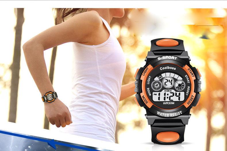 Luminous Watch For Children Students Dial Electronic Watch Multi-function Wrist Watch Kids Sports Watch Functional Digital Kids Watches LED Light Wristwatches For Boys Girls Stevvex