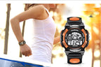 Luminous Watch For Children Students Dial Electronic Watch Multi-function Wrist Watch Kids Sports Watch Functional Digital Kids Watches LED Light Wristwatches For Boys Girls Stevvex