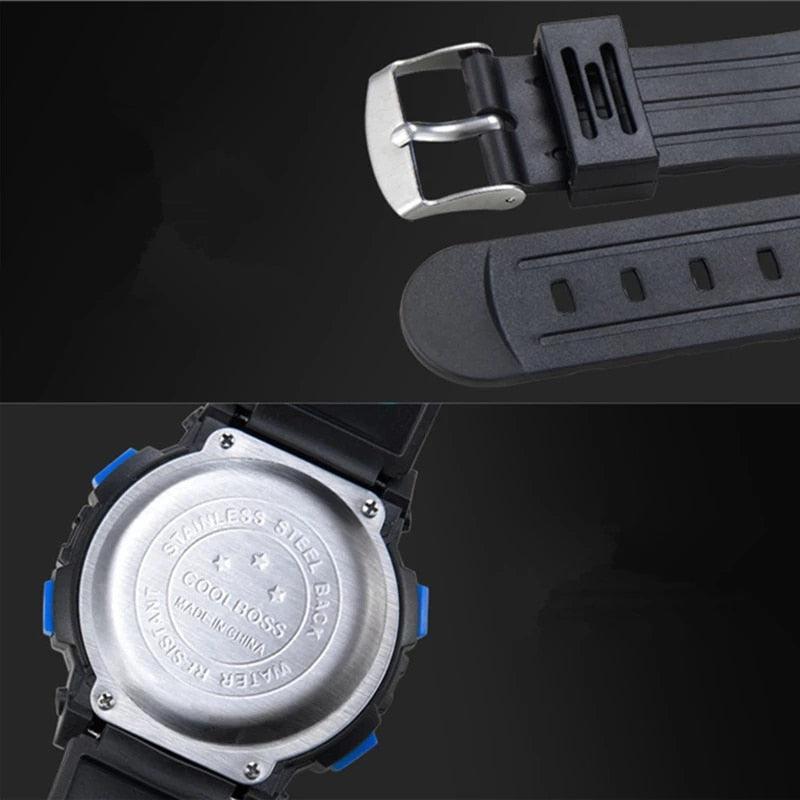 Luminous Watch For Children Students Dial Electronic Watch Multi-function Wrist Watch Kids Sports Watch Functional Digital Kids Watches LED Light Wristwatches For Boys Girls Stevvex