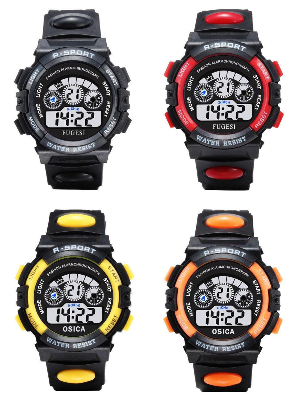 Luminous Watch For Children Students Dial Electronic Watch Multi-function Wrist Watch Kids Sports Watch Functional Digital Kids Watches LED Light Wristwatches For Boys Girls Stevvex