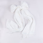 Lustrous Thread Hijab with Satin & Crinkle Texture, Featuring Metal Chain (MH142)