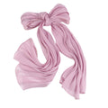 Lustrous Thread Hijab with Satin & Crinkle Texture, Featuring Metal Chain (MH142)