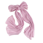 Lustrous Thread Hijab with Satin & Crinkle Texture, Featuring Metal Chain (MH142)