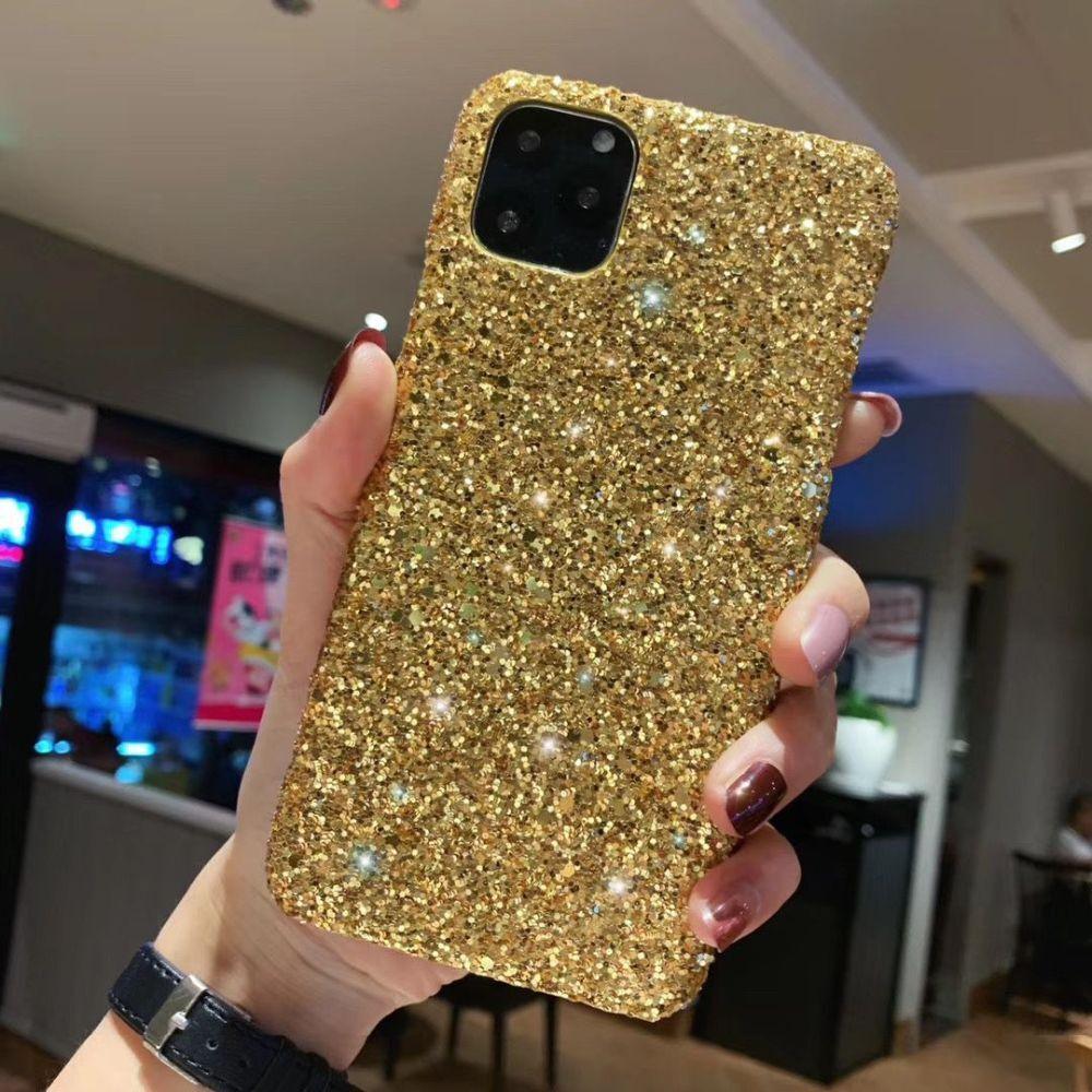 Luxurious Glitter Case For iPhone 11 Pro XS Max Case Cover For iPhone 6 7 8 Plus 11Pro Max 13 Pro Max Ultra Thin Sparkle Diamond Full Body Protective Edges Precise Fit Dustproof Anti Fingerprint Scratch-Resistant Phone Cover Stevvex