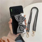 Luxurious Handbag Back Card Slot Lanyard Phone Case For iPhone 13 12 11 Pro X XS XR Max Shockproof Magnetic Case Compatible with iPhone Stevvex