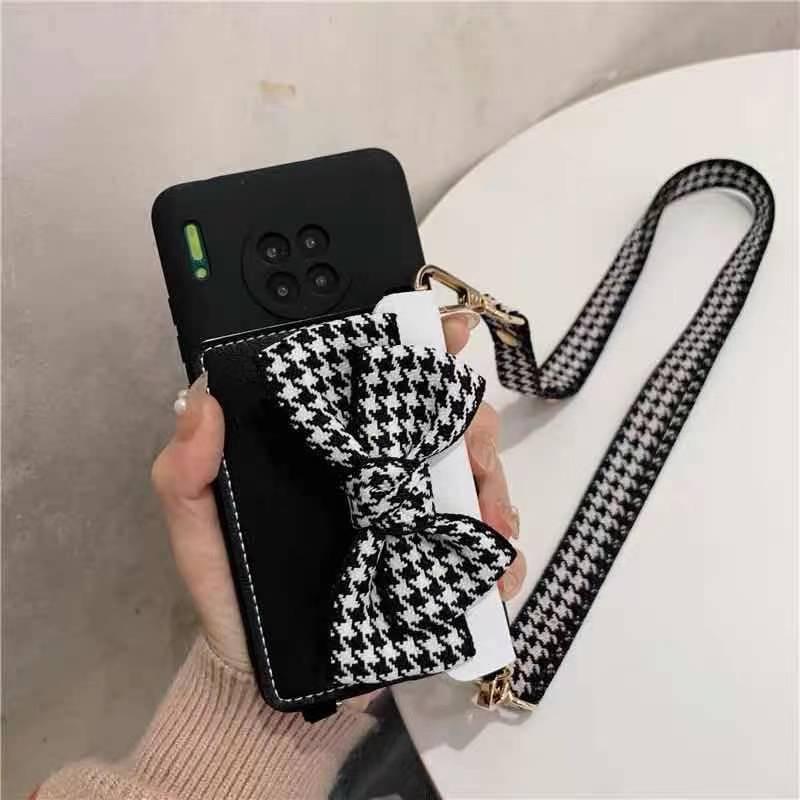 Luxurious Handbag Back Card Slot Lanyard Phone Case For iPhone 13 12 11 Pro X XS XR Max Shockproof Magnetic Case Compatible with iPhone Stevvex