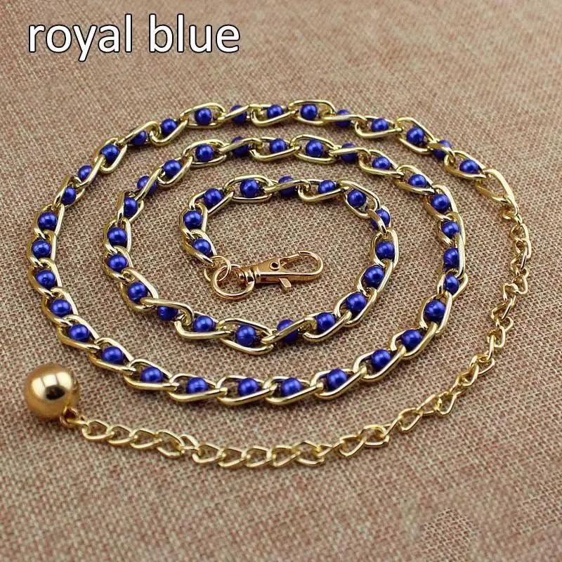Luxurious Metal Adjustable Thin Strap Body Link Belts For Women Fashion Long Tassel Belly Metal Chain Waistbands For Women Stevvex