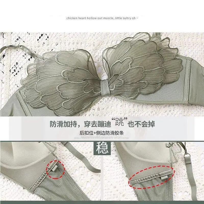 Luxurious Style Bralette Seamless Mesh Wireless Bra Thin Soft Push Up Bras for Women Stevvex