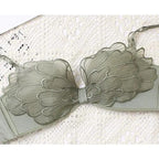 Luxurious Style Bralette Seamless Mesh Wireless Bra Thin Soft Push Up Bras for Women Stevvex