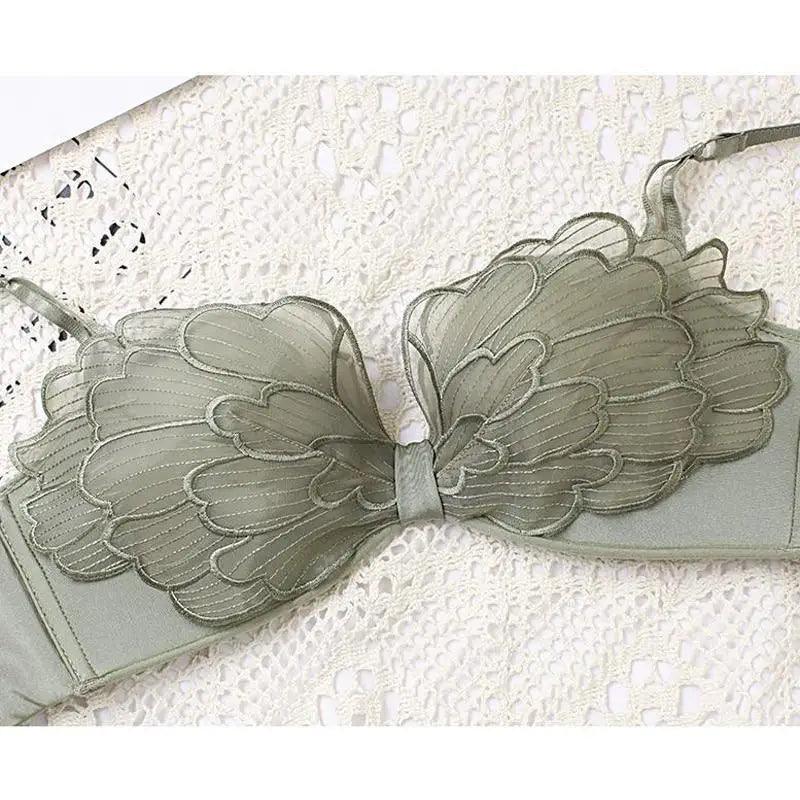 Luxurious Style Bralette Seamless Mesh Wireless Bra Thin Soft Push Up Bras for Women Stevvex