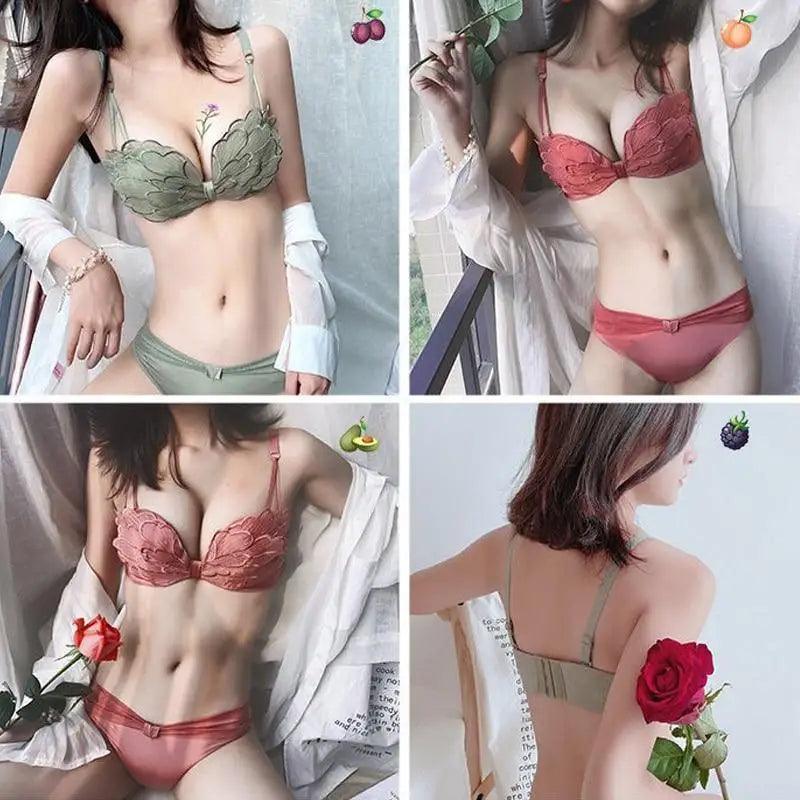 Luxurious Style Bralette Seamless Mesh Wireless Bra Thin Soft Push Up Bras for Women Stevvex
