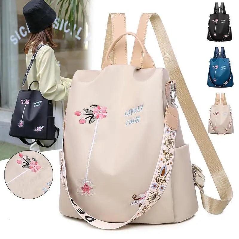 Luxurious Waterproof Women's Backpack Fashionable Anti-theft Women Backpacks Nice Print School Bag High Quality Large Capacity Backpack Stevvex