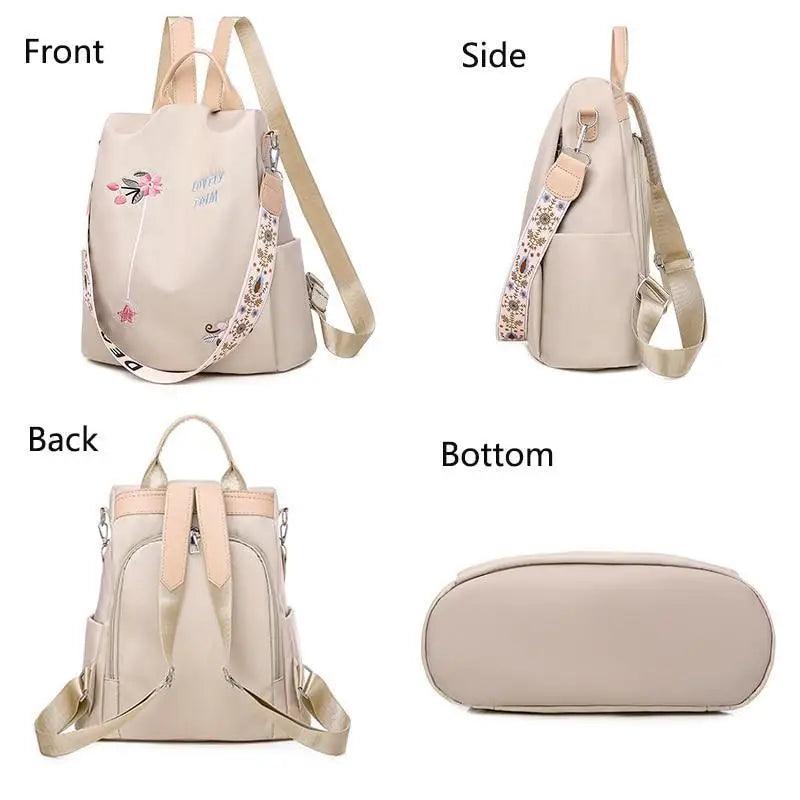 Luxurious Waterproof Women's Backpack Fashionable Anti-theft Women Backpacks Nice Print School Bag High Quality Large Capacity Backpack Stevvex