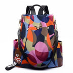 Luxurious Waterproof Women's Backpack Fashionable Anti-theft Women Backpacks Nice Print School Bag High Quality Large Capacity Backpack Stevvex