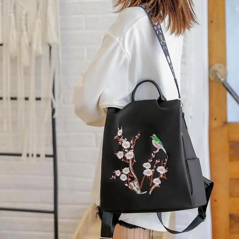 Luxurious Waterproof Women's Backpack Fashionable Anti-theft Women Backpacks Nice Print School Bag High Quality Large Capacity Backpack Stevvex