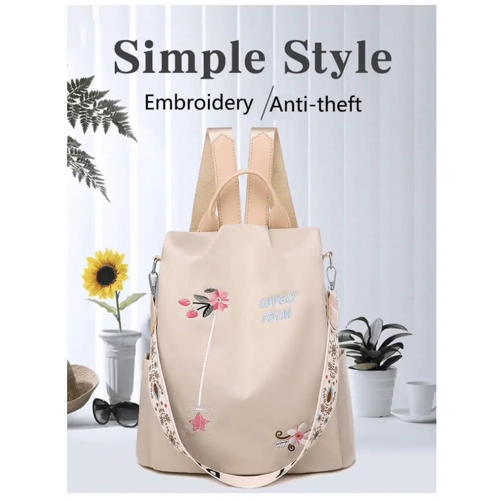 Luxurious Waterproof Women's Backpack Fashionable Anti-theft Women Backpacks Nice Print School Bag High Quality Large Capacity Backpack Stevvex