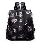 Luxurious Waterproof Women's Backpack Fashionable Anti-theft Women Backpacks Nice Print School Bag High Quality Large Capacity Backpack Stevvex