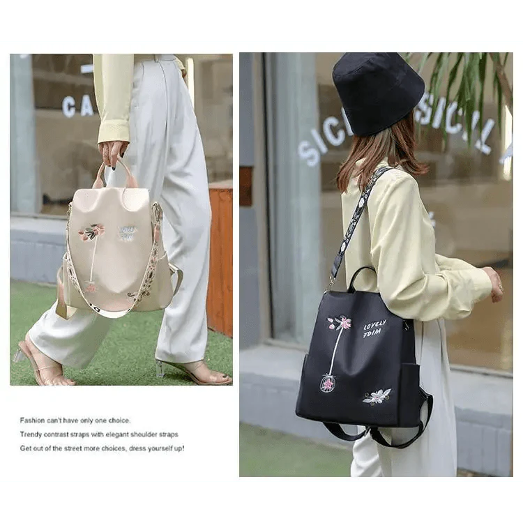 Luxurious Waterproof Women's Backpack Fashionable Anti-theft Women Backpacks Nice Print School Bag High Quality Large Capacity Backpack Stevvex