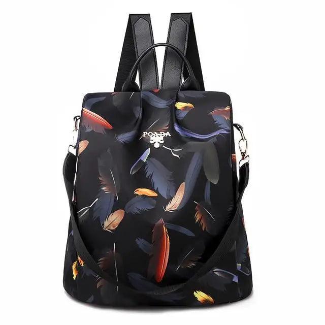 Luxurious Waterproof Women's Backpack Fashionable Anti-theft Women Backpacks Nice Print School Bag High Quality Large Capacity Backpack Stevvex