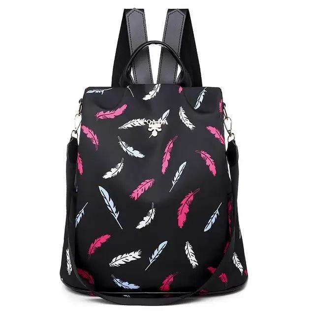 Luxurious Waterproof Women's Backpack Fashionable Anti-theft Women Backpacks Nice Print School Bag High Quality Large Capacity Backpack Stevvex
