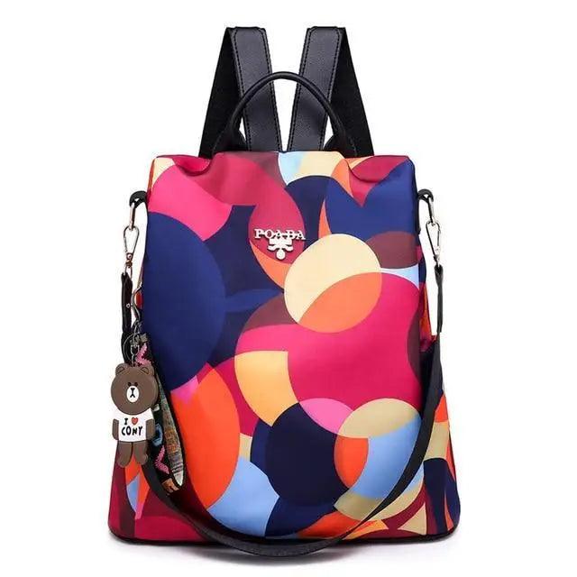 Luxurious Waterproof Women's Backpack Fashionable Anti-theft Women Backpacks Nice Print School Bag High Quality Large Capacity Backpack Stevvex