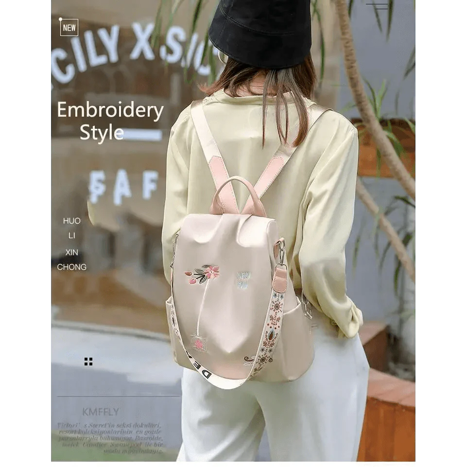 Luxurious Waterproof Women's Backpack Fashionable Anti-theft Women Backpacks Nice Print School Bag High Quality Large Capacity Backpack Stevvex