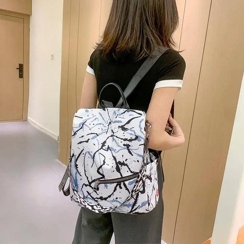 Luxurious Waterproof Women's Backpack Fashionable Anti-theft Women Backpacks Nice Print School Bag High Quality Large Capacity Backpack Stevvex