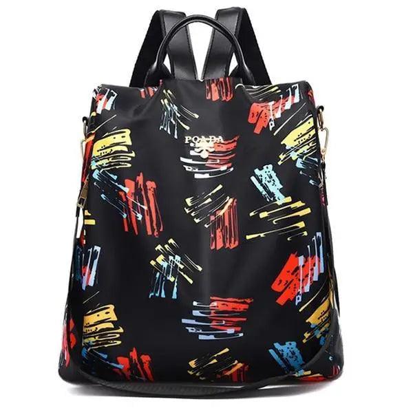 Luxurious Waterproof Women's Backpack Fashionable Anti-theft Women Backpacks Nice Print School Bag High Quality Large Capacity Backpack Stevvex