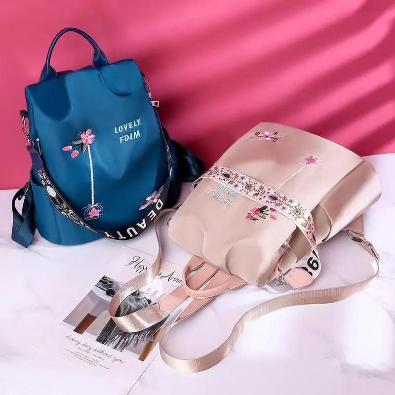 Luxurious Waterproof Women's Backpack Fashionable Anti-theft Women Backpacks Nice Print School Bag High Quality Large Capacity Backpack Stevvex