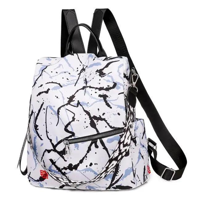 Luxurious Waterproof Women's Backpack Fashionable Anti-theft Women Backpacks Nice Print School Bag High Quality Large Capacity Backpack Stevvex