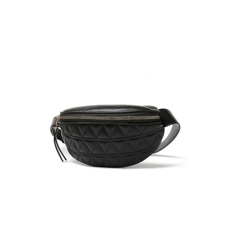 Luxurious Women PU Leather Waist Bags Waterproof Belt Bag Cross Body Fanny Pack Travel Bum Bag Stevvex