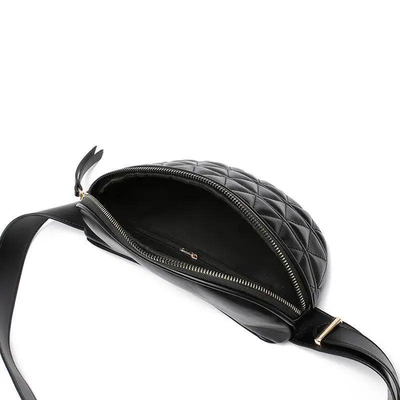 Luxurious Women PU Leather Waist Bags Waterproof Belt Bag Cross Body Fanny Pack Travel Bum Bag Stevvex