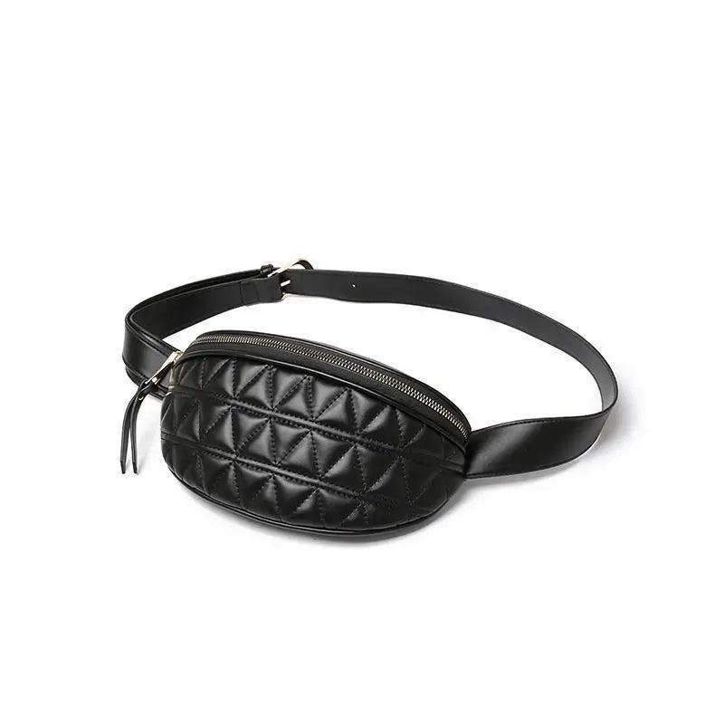 Luxurious Women PU Leather Waist Bags Waterproof Belt Bag Cross Body Fanny Pack Travel Bum Bag Stevvex