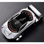 Luxury Automatic Black Genuine Leather Business Belt For Men New Fashion High Quality Black Belts Stevvex