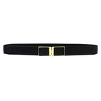 Luxury Black Elastic Women Belt Unique Belt Stretch Waistband Stylish Women Vintage Waist Belts Stevvex