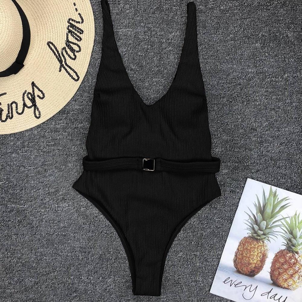 Luxury Black Female Swimsuit Vintage One Piece Ruffled Push Up Tummy Control Swimwear Halter One Piece Slimming Retro Swimsuit Women's Plus Size Push Up Bathing Suit Solid Red Swimwear Women Padded Bathing Suits Stevvex